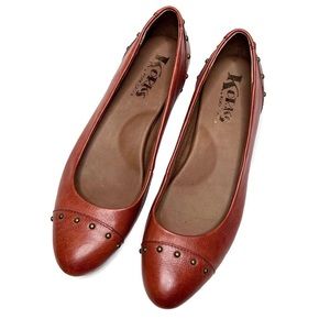 Korks by Kork-Ease | Anabel Studded Leather Ballet Flats